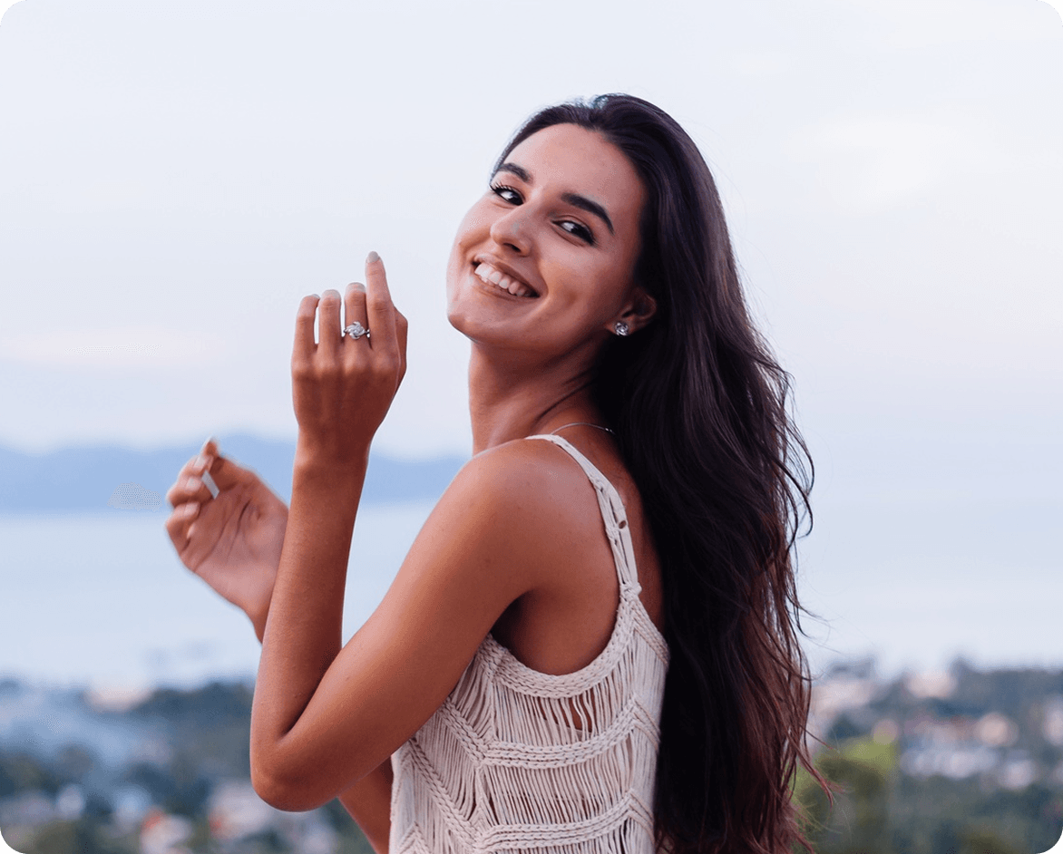 Person enjoying restful sleep
